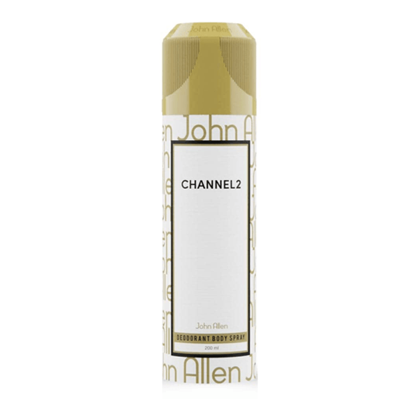 JOHN ALLEN CHANNEL 2 DEODORANT BODY SPRAY 200ML - Nazar Jan's Supermarket