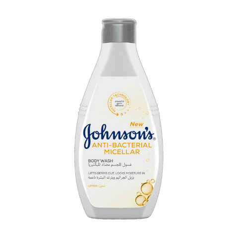 Johnsons Anti-Bacterial Body Wash Micellar Lemon 400ml - Nazar Jan's Supermarket