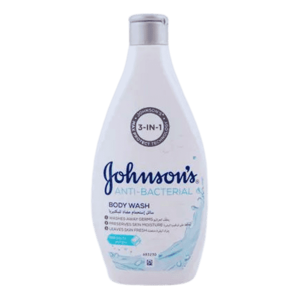 JOHNSONS ANTI-BACTERIAL SEA SALTS BODY WASH 400ML - Nazar Jan's Supermarket