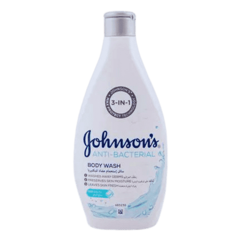 JOHNSONS ANTI-BACTERIAL SEA SALTS BODY WASH 400ML - Nazar Jan's Supermarket