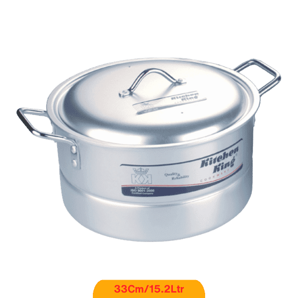 KITCHEN KING 2 IN 1 COOKER AND STEAMER 33CM - Nazar Jan's Supermarket