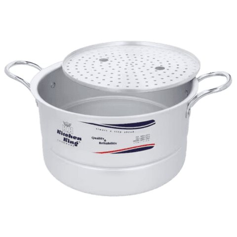 KITCHEN KING 2 IN 1 COOKER AND STEAMER 38CM - Nazar Jan's Supermarket