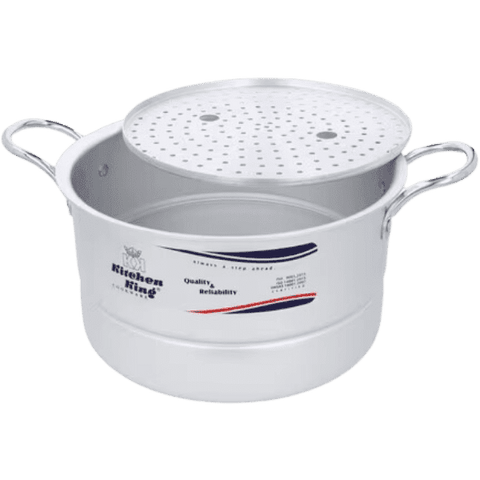 KITCHEN KING 2 IN 1 COOKER AND STEAMER 40CM - Nazar Jan's Supermarket