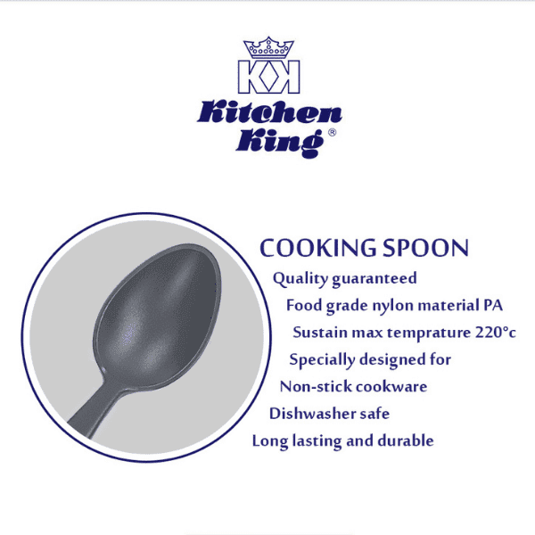 KITCHEN KING SLOTTED COOKING SPOON 33CM - Nazar Jan's Supermarket