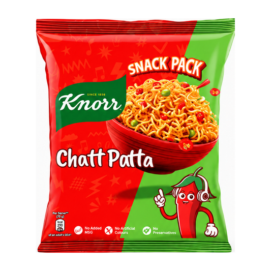 Knorr Chatpatta Noodles 70g large centered packet