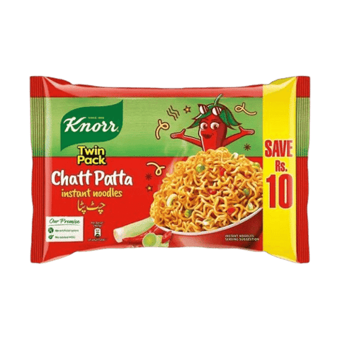 KNORR CHATT PATTA TWIN PACK INSTANT NOODLES 122G - Nazar Jan's Supermarket