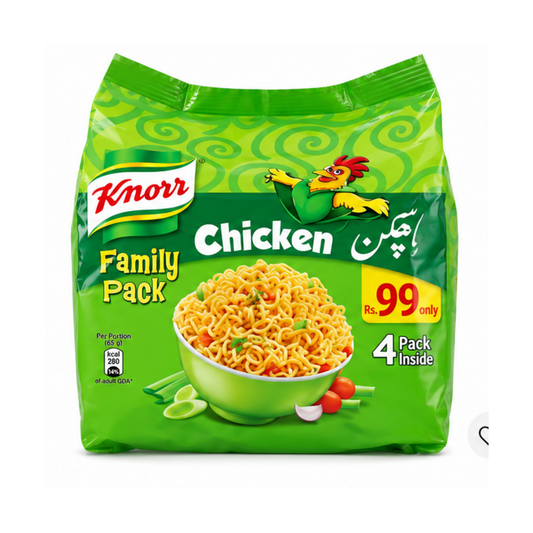 KNORR CHICKEN NOODLE FAMILY PACK 1X4 264GM
