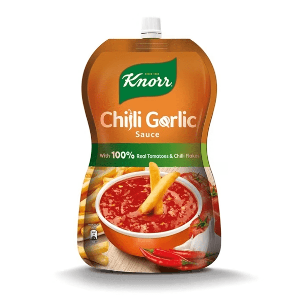 KNORR CHILLI GARLIC SAUCE POUCH 400G - Nazar Jan's Supermarket