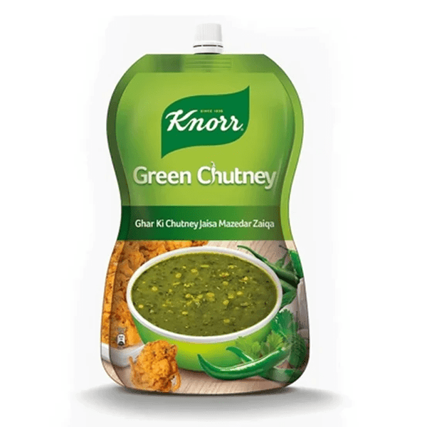 KNORR GREEN CHUTNEY POUCH 400G - Nazar Jan's Supermarket