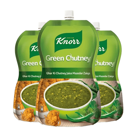 KNORR GREEN CHUTNEY POUCH 400G - Nazar Jan's Supermarket