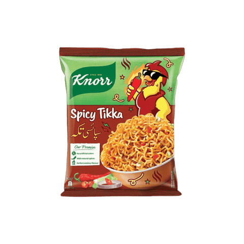 KNORR SPICY TIKKA NOODLES 61G - Nazar Jan's Supermarket