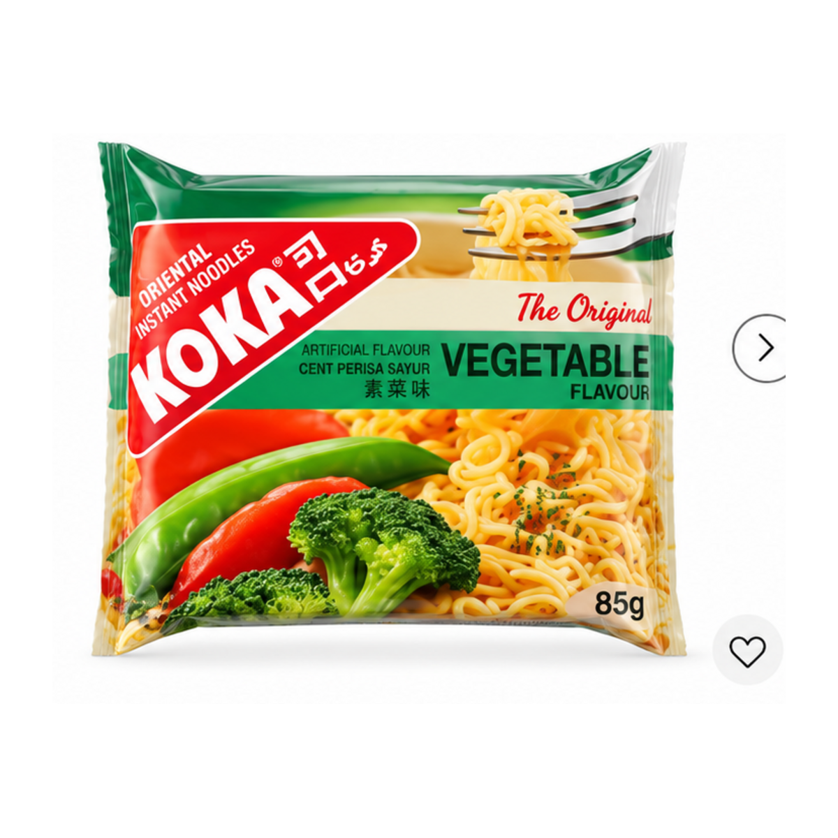 KOKA VEGETABLE FLAVOUR INSTANT NOODLES 85G