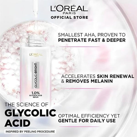 L'Oreal Paris Glycolic Bright Instant Glowing Serum 30ml - Nazar Jan's Supermarket