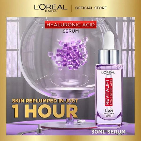 L'Oreal Paris Revitalift 1.5% Hyaluronic Acid Face Serum 30Ml - Nazar Jan's Supermarket