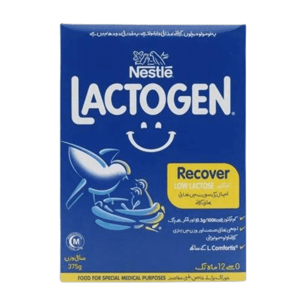 LACTOGEN RECOVER LOW LACTOSE 375GM - Nazar Jan's Supermarket