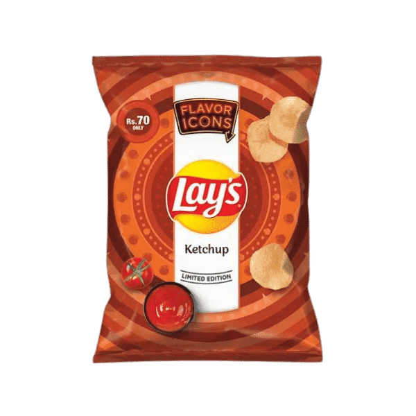 LAYS KETCHUP CHIPS 45GM - Nazar Jan's Supermarket