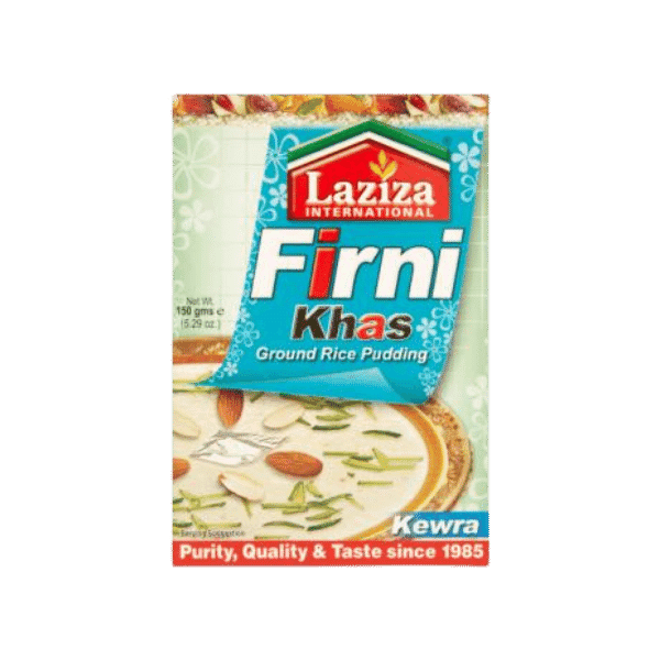 LAZIZA FIRNI KHAS KEWRA 150GM - Nazar Jan's Supermarket