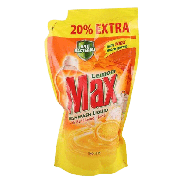 LEMON MAX ANTIBACTERIAL DISHWASH LIQUID 540ML - Nazar Jan's Supermarket