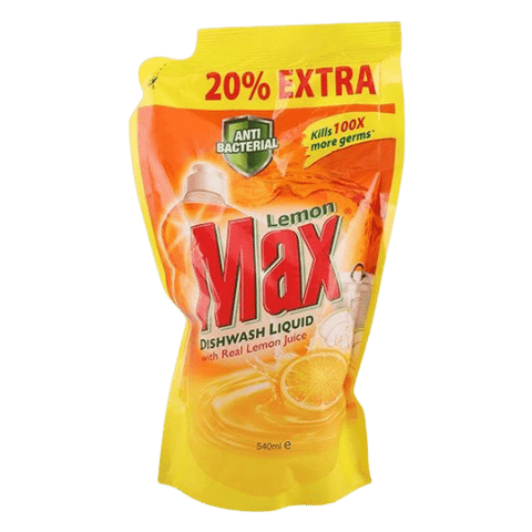 LEMON MAX ANTIBACTERIAL DISHWASH LIQUID 540ML - Nazar Jan's Supermarket