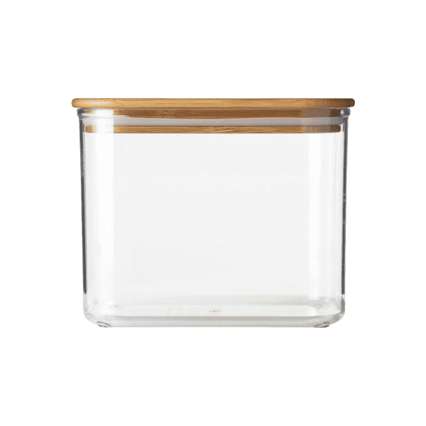 LIMON RECTANGLE CANISTER WITH WOODEN LID 2/7LTR – Nazar Jan's Supermarket