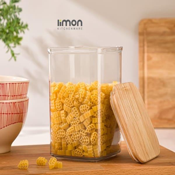 LIMON SQUARE CANISTER 1/4 LTR - Nazar Jan's Supermarket