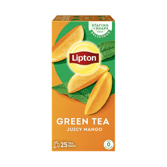 LIPTON GREEN TEA JUICY MANGO 25 TEA BAGS - Nazar Jan's Supermarket