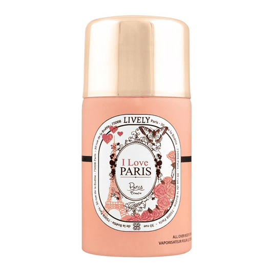 LIVELY I LOVE PARIS BODY SPRAY 250ML - Nazar Jan's Supermarket