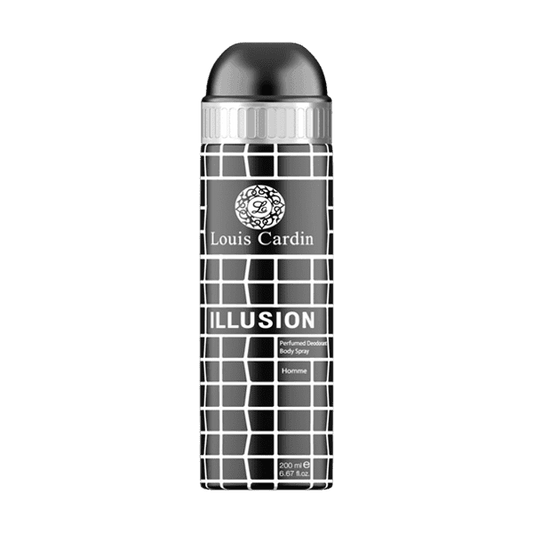 LOUIS CARDIN ILLUSION HOMME DEODORANT BODY SPRAY 200ML - Nazar Jan's Supermarket