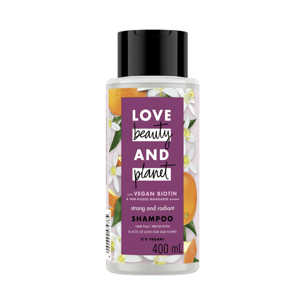 LOVE BEAUTY AND PLANET STRONG AND RADIANT SHAMPOO 400ML - Nazar Jan's Supermarket