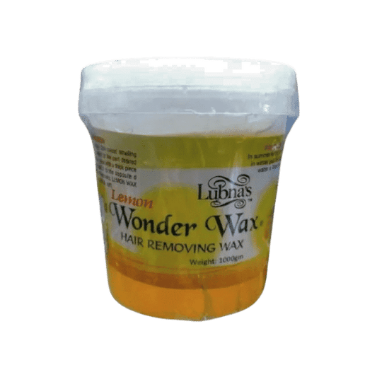 LUBNAS LEMON WONDER HAIR REMOVAL WAX 1000GM - Nazar Jan's Supermarket