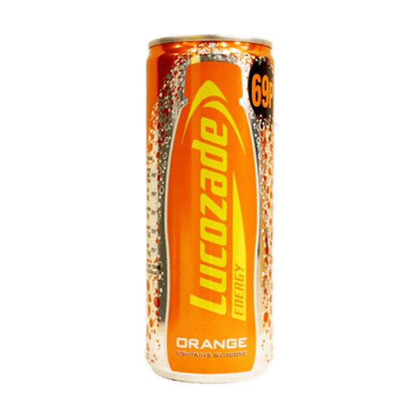 LUCOZADE 69P ORANGE ENERGY DRINK 250ML - Nazar Jan's Supermarket