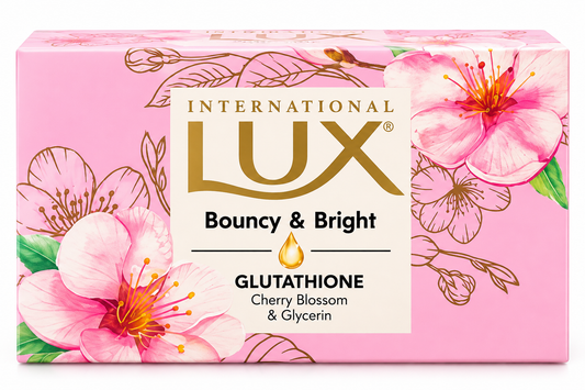 Lux Bouncy & Bright Glutathione Cherry Blossom & Glycerin soap