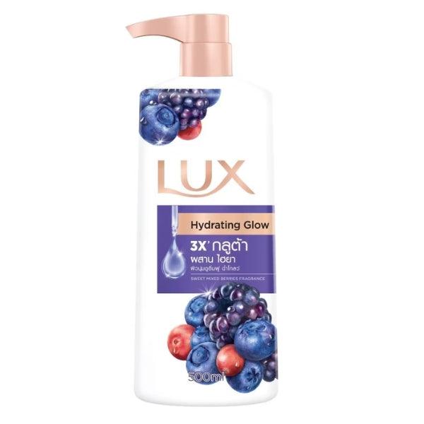 LUX HYDRATION GLOW 3X MIXED BERRIES FRAGRANCE BODY WASH 500ML - Nazar Jan's Supermarket