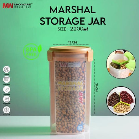 MAXWARE MARSHALL STORAGE JAR 2200ML - Nazar Jan's Supermarket