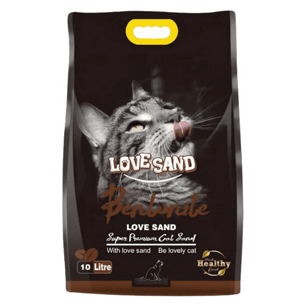 MEAOON BENTONITE LOVE SAND COFFEE CAT LITTER 10LTR - Nazar Jan's Supermarket