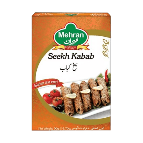 MEHRAN SEEKH KABAB MASALA 50GM - Nazar Jan's Supermarket