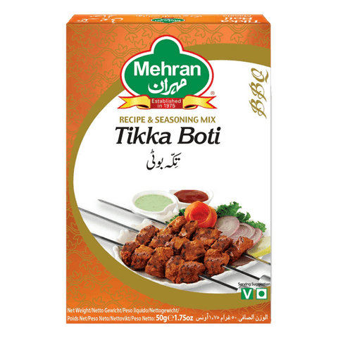 MEHRAN TIKKA BOTI MASALA 50GM - Nazar Jan's Supermarket