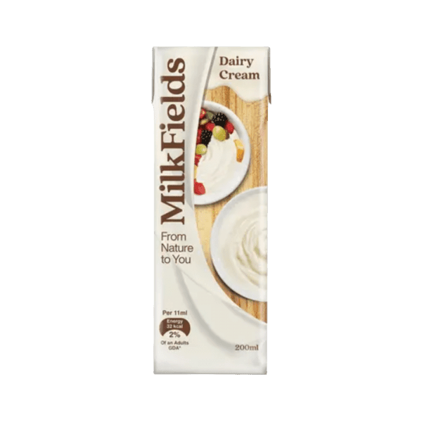 MILK FIELDS DAIRY CREAM 200ML - Nazar Jan's Supermarket