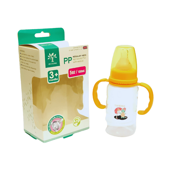 MINITREE REGULAR-NECK FEEDING BOTTLE 3+MONTH 150ML - Nazar Jan's Supermarket