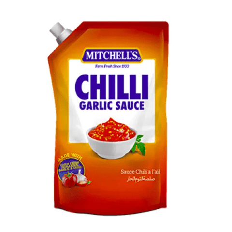 MITCHELLS CHILLI GARLIC SAUCE 225G - Nazar Jan's Supermarket