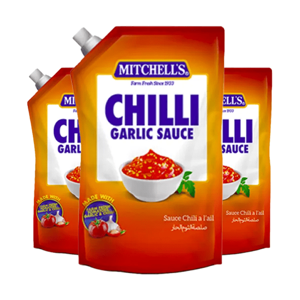 MITCHELLS CHILLI GARLIC SAUCE 225G - Nazar Jan's Supermarket