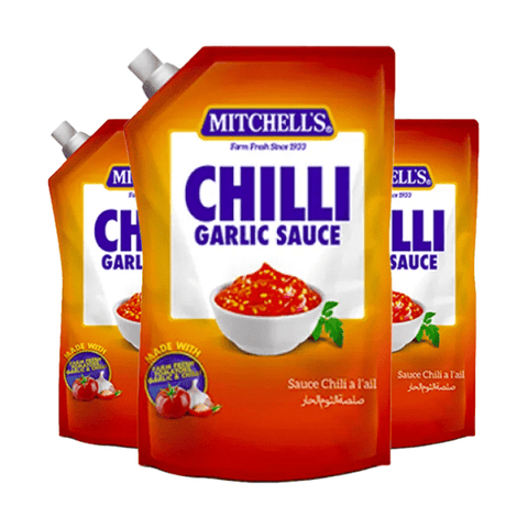 MITCHELLS CHILLI GARLIC SAUCE 225G - Nazar Jan's Supermarket