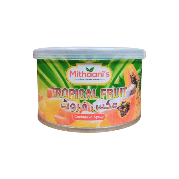 MITHAANI'S TROPICAL FRUIT COCKTAIL IN SYRUP 227GM - Nazar Jan's Supermarket