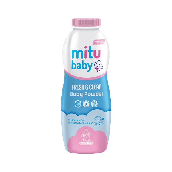 MITU BABY FRESH & CLEAN POWDER CLASSIC 300GM - Nazar Jan's Supermarket