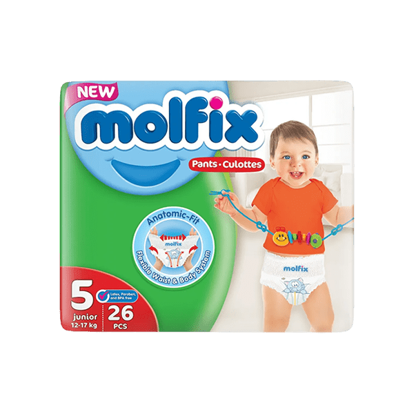 MOLFIX DIAPERS ANATOMIC FIT JUNIOR 5 - 26PCS - Nazar Jan's Supermarket