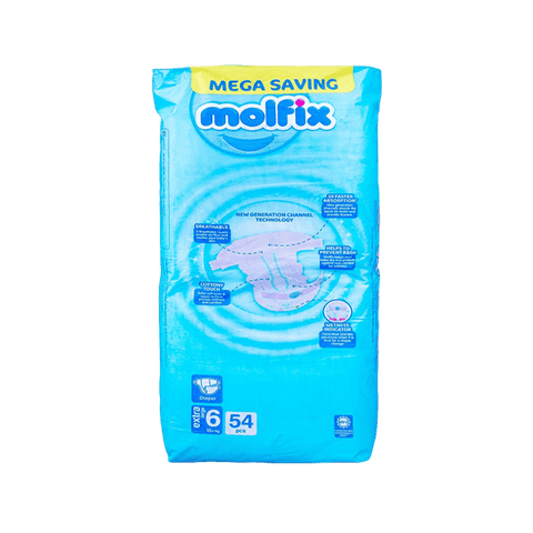 MOLFIX DIAPERS MEGA SAVING EXTRA LARGE 6 - 54PCS - Nazar Jan's Supermarket