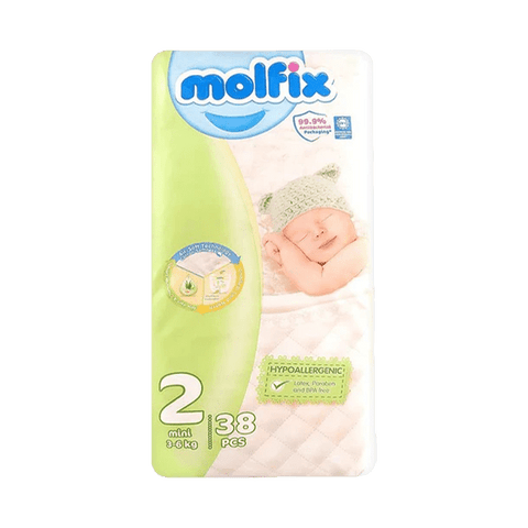 MOLFIX DIAPERS MINI 2 - 3 to 6kg - 38PCS - Nazar Jan's Supermarket