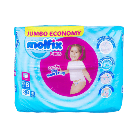 MOLFIX DIAPERS EXTRA LARGE 6 - 38PCS - Nazar Jan's Supermarket