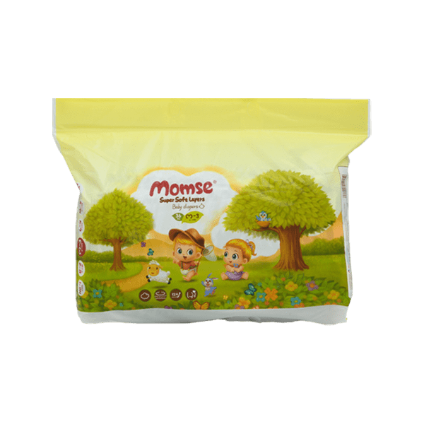 MOMSE BABY DIAPERS M-3 6-11 KG 36PCS - Nazar Jan's Supermarket