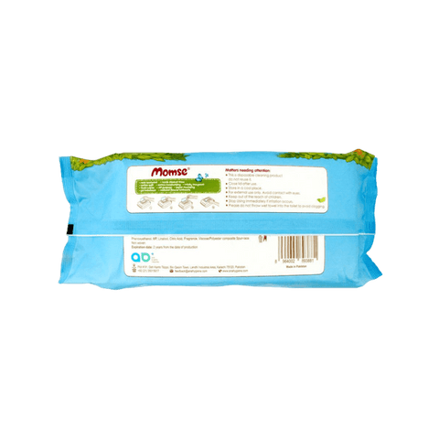 MOMSE PREMIUM WET BABY WIPES 72PCS - Nazar Jan's Supermarket